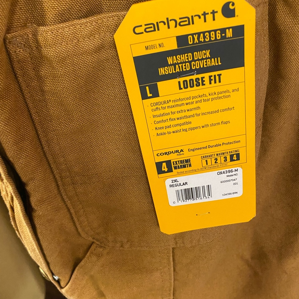 Carhartt overalls, brand new - Picture 2 of 4